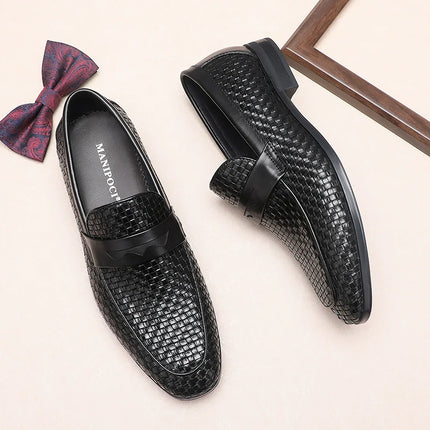 Collection image for: Chaussure cuir tressé homme