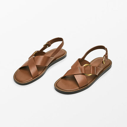 Collection image for: Sandale cuir camel