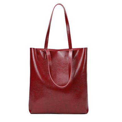 Collection image for: Sac cabas cuir bordeaux