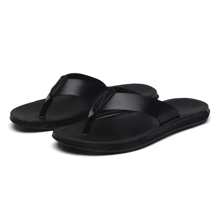 Collection image for: Tong cuir noir homme