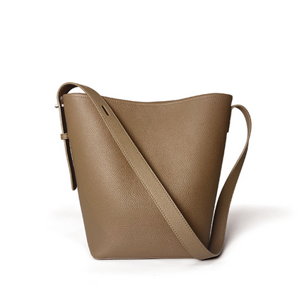 Collection image for: Sac seau cuir marron