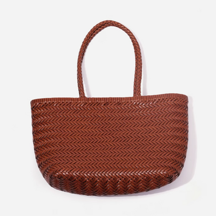 Collection image for: Sac cuir tressé marron