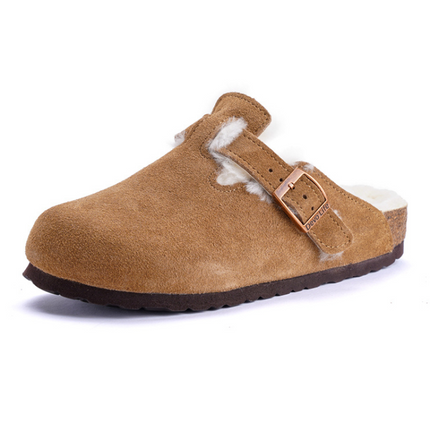 Collection image for: Sabot cuir fourré femme