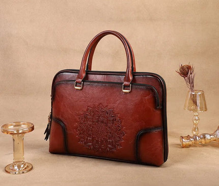 sac-a-main-marron-motif-mandala