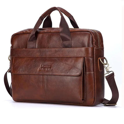 sac-business-marron-structure-avec-compartiment-zippe