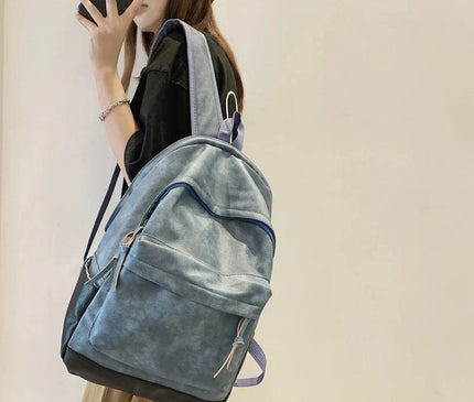 sac-a-dos-compact-rose-pastel-poches-multiples