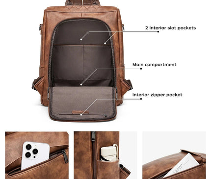 sac-a-dos-compact-marron-sangle-tressee