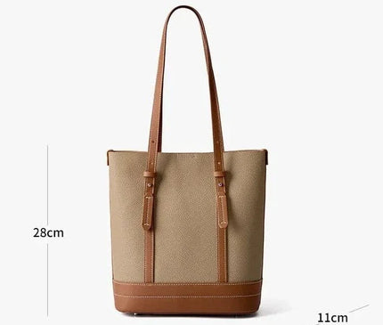 sac-cabas-structure-beige-cuir-marron-poignees-reglables