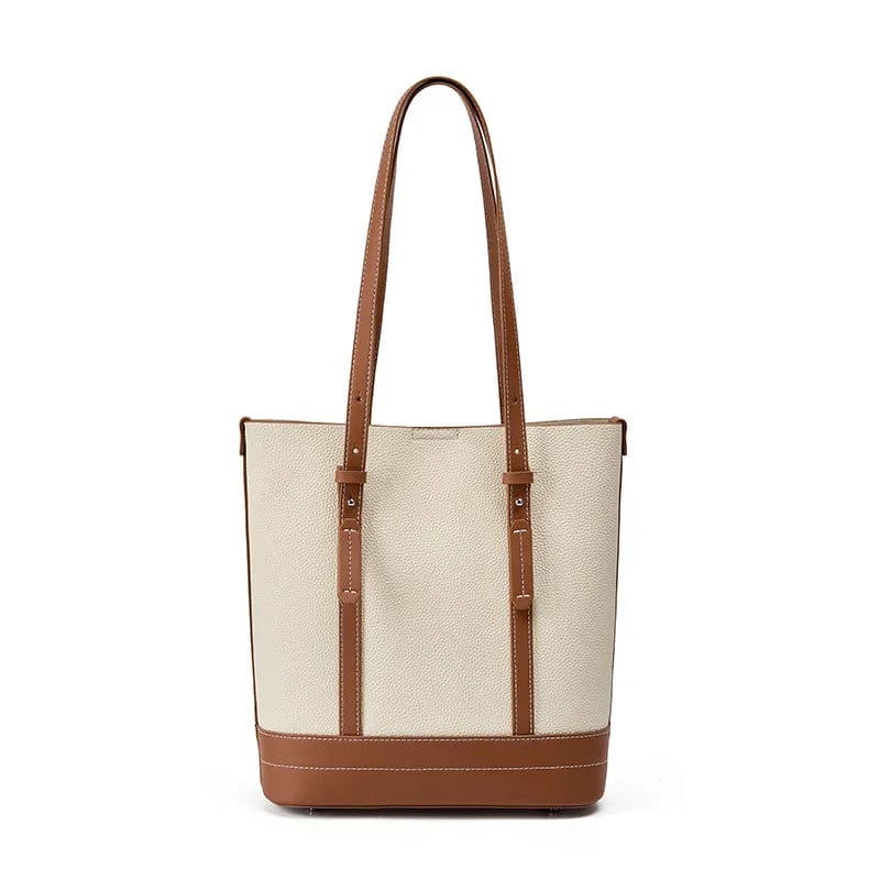sac-cabas-structure-beige-cuir-marron-poignees-reglables
