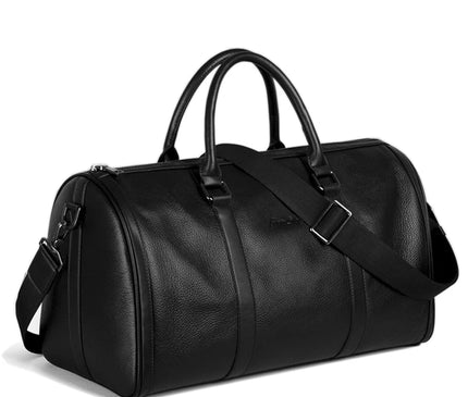 MUNUKI Vintage Crazy Horse Genuine Leather Travel bag  Large Luggage bag men Leather duffle bag Large Weekend Bag Tote Big