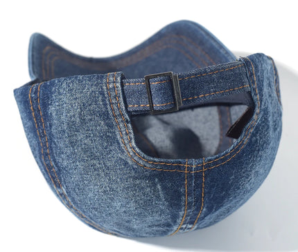Vintage Washed Cotton Baseball Cap Men Women Denim Dad Hat Adjustable Trucker Style Low Profile