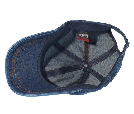 Vintage Washed Cotton Baseball Cap Men Women Denim Dad Hat Adjustable Trucker Style Low Profile