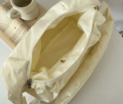 Fashion Women Large Capacity Crossbody Shoulder Bag Down Cotton Casual Simple And Versatile