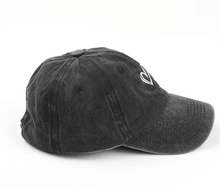 SpringSummerHat Denim Baseball Hat Female Embroidered Peach Heart Wash Casual Korean Version Thin Couple Soft Top Duck Hat Male