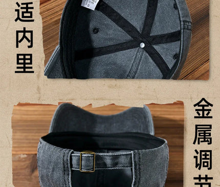 Wide and Deep Big Baseball Caps Soft Denim Wash Old Sun Cap Men Woman Classical Sport Hat
