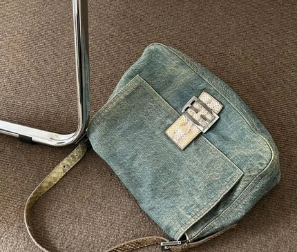 Trendy Cool Female Crossbody Bags For Women Summer New Denim Fashion Shoulder Bag Large Capacity School Messenger Travel Bag