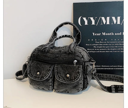 Fashion Casual Women's Crossbody Bag High Quality Denim Shoulder Bag Large Capacity Tote Bag Multi Functional Women‘s Handbags