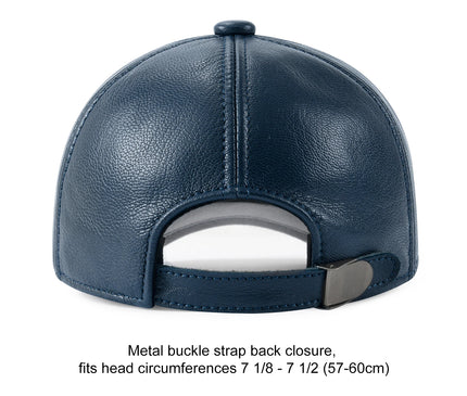 FEINION Men's Adjustable Baseball Cap Winter Driving Hunting Fishing Hat Genuine Leather Ivy Fashion Beret Flat Cap.
