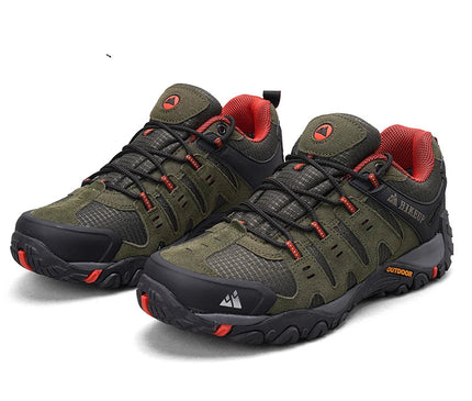 chaussure-randonnee-grise-details-rouges