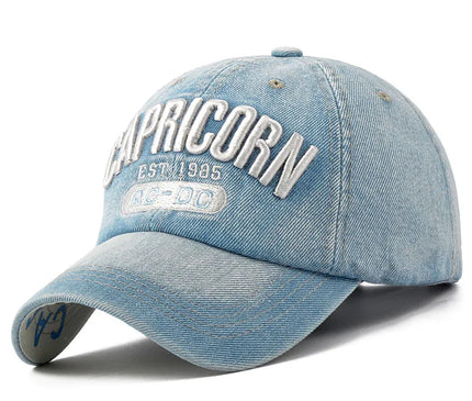 2024 Denim Baseball Cap Men Women Embroidery Letter Jeans Snapback Hat Casquette Summer Sports Hip Hop Cap Gorras Unisex hats