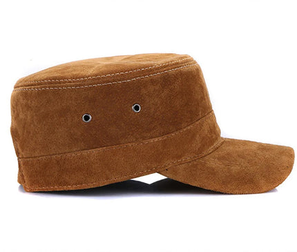 2025 Unisex Real Sheepskin Leather Caps Casual Real Natural Sheep Skin Leather Baseball Hats New Fashion Fall Winter Leather Hat