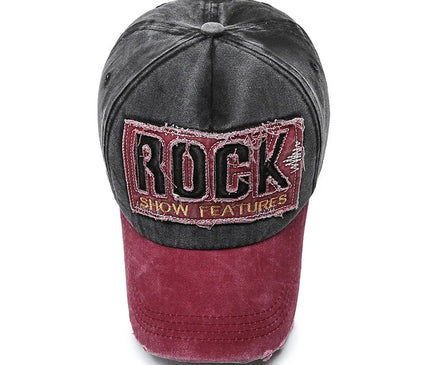 Korean Version Washed Letters Spring and Autumn Men's and Women's Fashion Shabby Denim Baseball Cap Sunhat Official Website