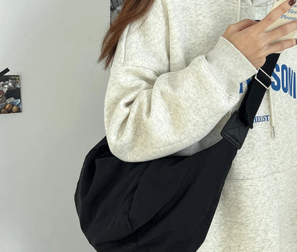 Fashion Women Large Capacity Crossbody Shoulder Bag Down Cotton Casual Simple And Versatile