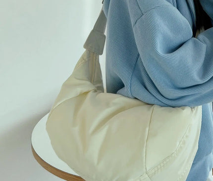 Fashion Women Large Capacity Crossbody Shoulder Bag Down Cotton Casual Simple And Versatile