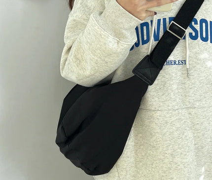 Fashion Women Large Capacity Crossbody Shoulder Bag Down Cotton Casual Simple And Versatile