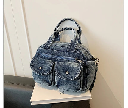 Fashion Casual Women's Crossbody Bag High Quality Denim Shoulder Bag Large Capacity Tote Bag Multi Functional Women‘s Handbags