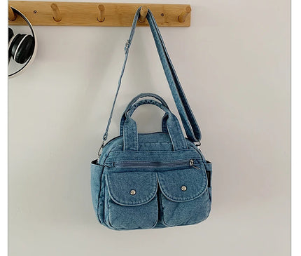 Fashion Casual Women's Crossbody Bag High Quality Denim Shoulder Bag Large Capacity Tote Bag Multi Functional Women‘s Handbags
