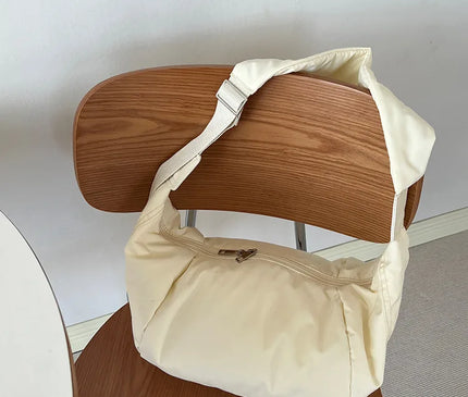 Fashion Women Large Capacity Crossbody Shoulder Bag Down Cotton Casual Simple And Versatile