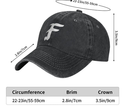 Forward Observations Group Unisex Style Baseball Cap  Distressed Denim Hats Cap Casual Outdoor Summer Adjustable Snapback Hat