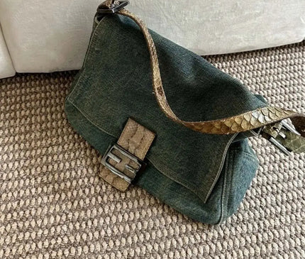 Trendy Cool Female Crossbody Bags For Women Summer New Denim Fashion Shoulder Bag Large Capacity School Messenger Travel Bag