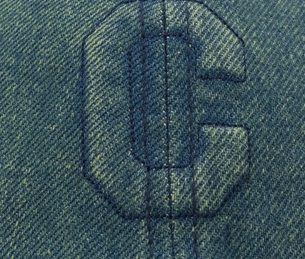 Heavy Industry Washed Denim Baseball Cap Ripped Design C Letter Cap for Men And Women High-Quality Korean Style Trendy Brand