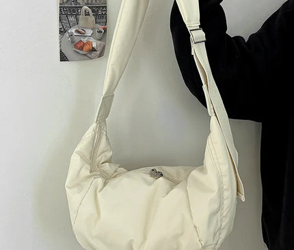 Fashion Women Large Capacity Crossbody Shoulder Bag Down Cotton Casual Simple And Versatile