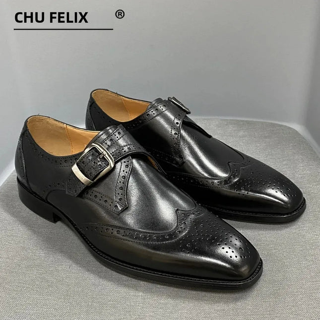 chaussures-homme-monk-strap-boucle-brogue-patine