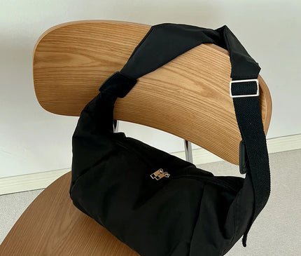 Fashion Women Large Capacity Crossbody Shoulder Bag Down Cotton Casual Simple And Versatile