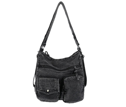 New Fashion Casual Women's Shoulder Bag High Quality Crossbody Bag Denim Fabric Tote Bag Large Capacity Women's Handbags