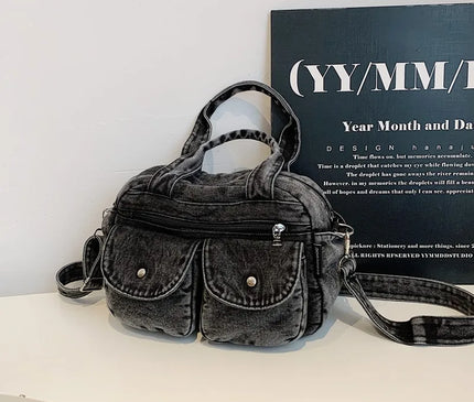 Fashion Casual Women's Crossbody Bag High Quality Denim Shoulder Bag Large Capacity Tote Bag Multi Functional Women‘s Handbags