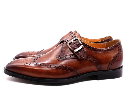 chaussures-homme-monk-strap-boucle-brogue-patine