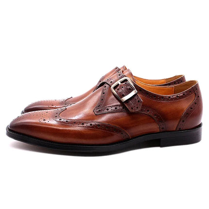 chaussures-homme-monk-strap-boucle-brogue-patine