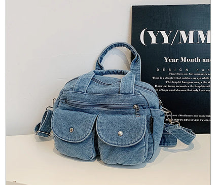 Fashion Casual Women's Crossbody Bag High Quality Denim Shoulder Bag Large Capacity Tote Bag Multi Functional Women‘s Handbags