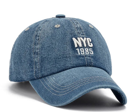 2024 Denim Baseball Cap Men Women Embroidery Letter Jeans Snapback Hat Casquette Summer Sports Hip Hop Cap Gorras Unisex hats