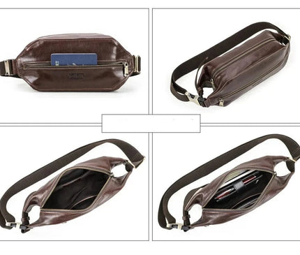 sacoche-banane-marron-fermeture-zippee-sangle-ajustable