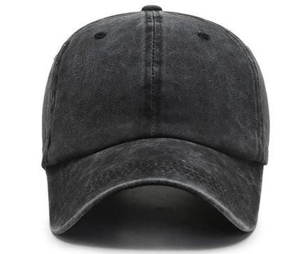 Solid Washed Denim Baseball Cap Vintage Unisex Cotton Sport Hat Outdoor Soft Top Breathable Versatile Sunshade Caps Women Men