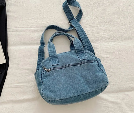 Fashion Casual Women's Crossbody Bag High Quality Denim Shoulder Bag Large Capacity Tote Bag Multi Functional Women‘s Handbags