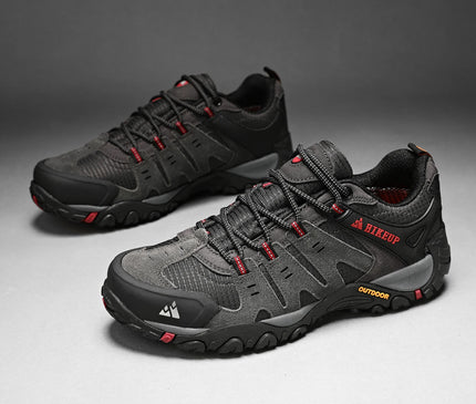 chaussure-randonnee-grise-details-rouges