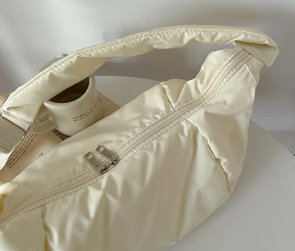 Fashion Women Large Capacity Crossbody Shoulder Bag Down Cotton Casual Simple And Versatile