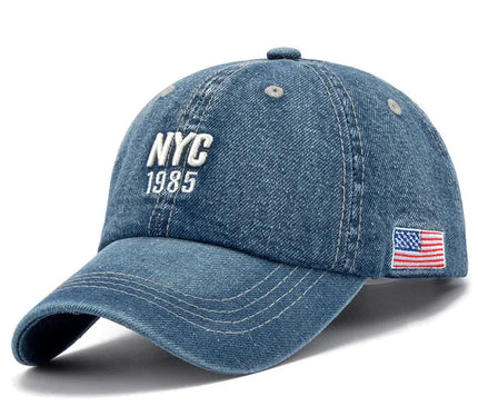 2024 Denim Baseball Cap Men Women Embroidery Letter Jeans Snapback Hat Casquette Summer Sports Hip Hop Cap Gorras Unisex hats